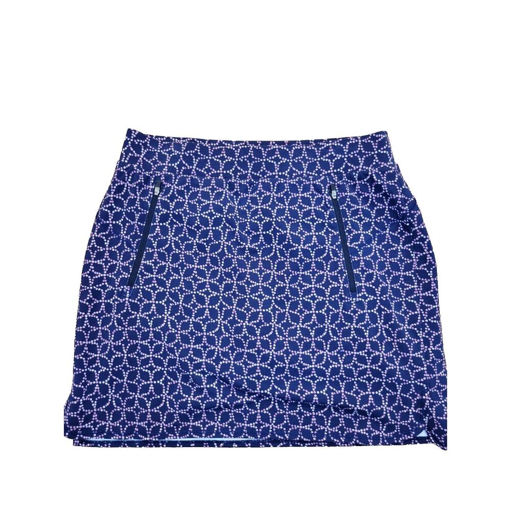 T By Talbots women's size medium skirt skort‎ front Zipper Pockets